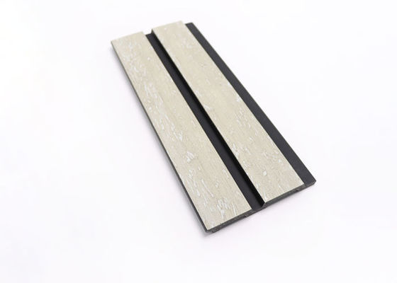 กันน้ำ 120x12mm PS แผ่นผนังตกแต่งภายใน PS Textured Wall Cladding