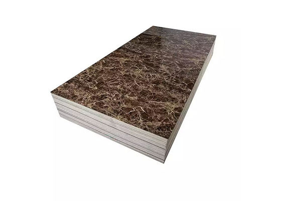 ผนังตกแต่ง UV ทนกันน้ำ UV Marble แผ่นทางเลือกสำหรับห้องน้ำ