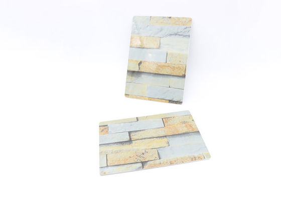 1220x2440x3mm PVC UV Marble Sheet Marble ทางเลือกตกแต่งภายใน