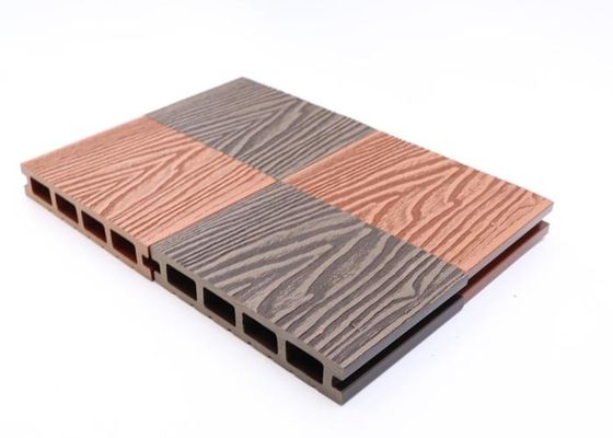 พื้นระเบียง WPC กลางแจ้งกันลื่นกันน้ำพื้นไม้พื้นพลาสติก