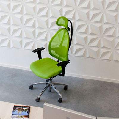 50x50ซม. แผ่นผนัง 3 มิติตกแต่งภายในบ้านดีไซน์ทันสมัย ​​PVC 100%