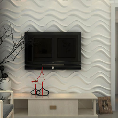 3D Wall Panel แผ่นตกแต่งผนังภายใน PVC ผนังตกแต่ง Modern