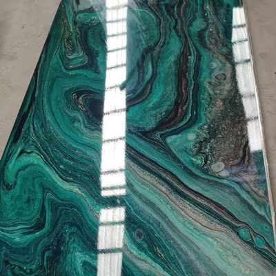 แผ่นหินอ่อน PVC พิมพ์ 3 มิติ UV Marble 1220x2440 Mm สำหรับตกแต่งผนัง