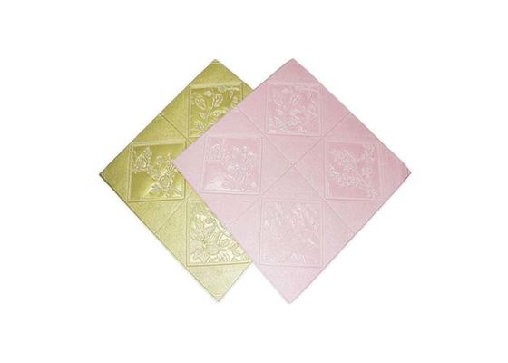 Self Adhesive 3D Foam Brick โฟมตกแต่งผนังสติ๊กเกอร์ม้วนสำหรับตกแต่งห้องนั่งเล่น