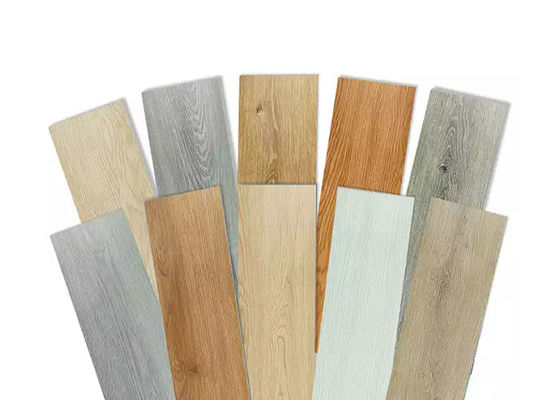 ไม้กระดานไวนิลพื้นผิว SPC พื้น 1220x180 มม. แกนพลาสติกหินประดิษฐ์ คลิก