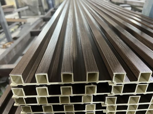 แผ่นไม้ทดแทน WPC แผ่นคอมโพสิต กาบ บานเกล็ดลามิเนต