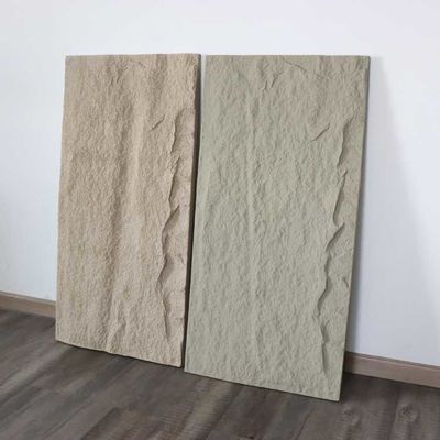 ผนังหินเทียมโพลียูรีเทน PU น้ำหนักเบา 1200*600มม