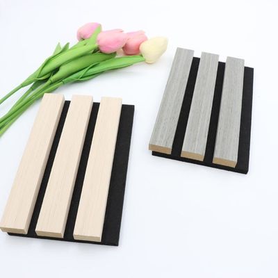 แผ่นผนังอะคูสติก PET WPC พร้อมฉนวนกันไฟ