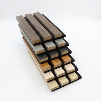 แผ่นผนังอะคูสติก PET WPC พร้อมฉนวนกันไฟ