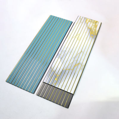 แผงเพดาน PVC ตกแต่งบ้านสมัยใหม่ เป็นแผงผนัง 3D Texture PVC Wall Panel สำหรับห้องนั่งเล่น ห้องนอน ผนังเด่น