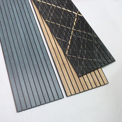 ผนังเพดาน PVC แบบหินตารางใช้เป็นแผ่นผนัง โมเดิร์น ลักชัวร์ การตกแต่งผนัง น้ําหนักเบา แทนผนังหิน