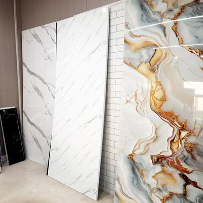 แผงผนังห้องอาบน้ำ PVC ดีไซน์ทันสมัยสำหรับห้องน้ำบ้านและโรงแรม