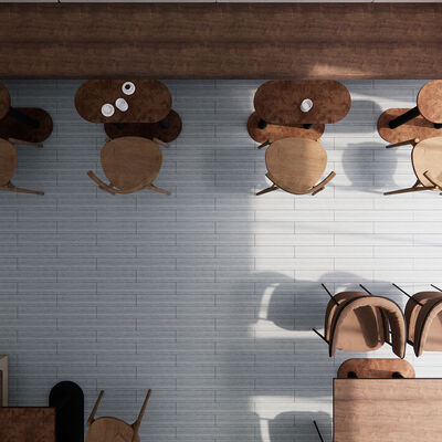 โฟมพื้นประดับที่ติดตั้งง่ายและถอดได้ ด้วยรูปแบบที่จริงจริง