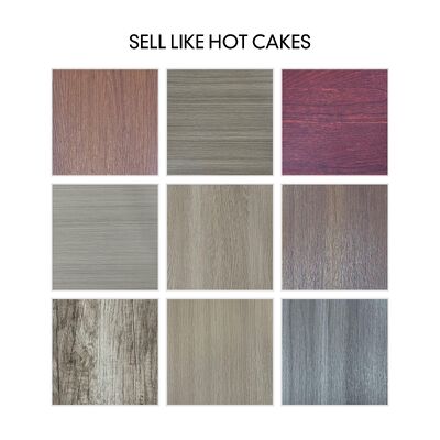 โฟมพื้นประดับที่ติดตั้งง่ายและถอดได้ ด้วยรูปแบบที่จริงจริง