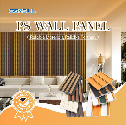 ติดตั้งง่าย แผ่นผนัง PS บำรุงรักษาต่ำ แผ่นผนังโพลีสไตรีน กันน้ำ ทนทาน