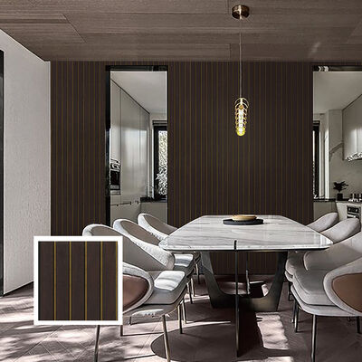 แผงผนังเพดานร่องพีวีซีทนความชื้นติดตั้งง่ายสำหรับการตกแต่งผนังเพดานภายในที่ทันสมัย