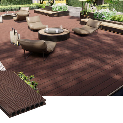 ความทนทานสูง WPC Decking Outdoor กันน้ํา พื้นผสมสําหรับการใช้งานในสวนภายนอก