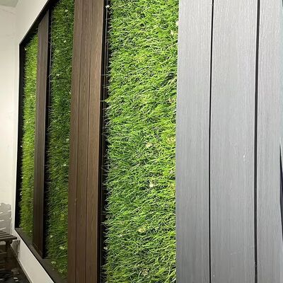 ลิ้นและร่องบำรุงรักษาต่ำ Wpc แผ่นผนังอะคูสติกตกแต่งอาคารภายนอก