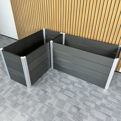 กระถางปลูกต้นไม้แบบยกสูงกลางแจ้งพร้อมวัสดุกันน้ำ หน่วงไฟ เป็นมิตรต่อสิ่งแวดล้อมสำหรับการปลูกในสวนหลังบ้าน