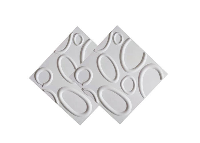 ของตกแต่งบ้าน Modern 3D Wall Panels PVC สำหรับตกแต่งภายในบ้าน