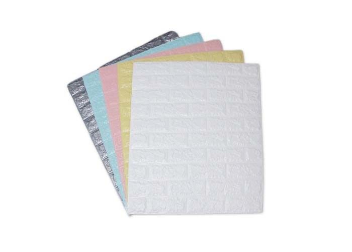 กันน้ำ DIY Art Decor interior PE Foam Wallpaper 3D Wallpaper Brick 77cm