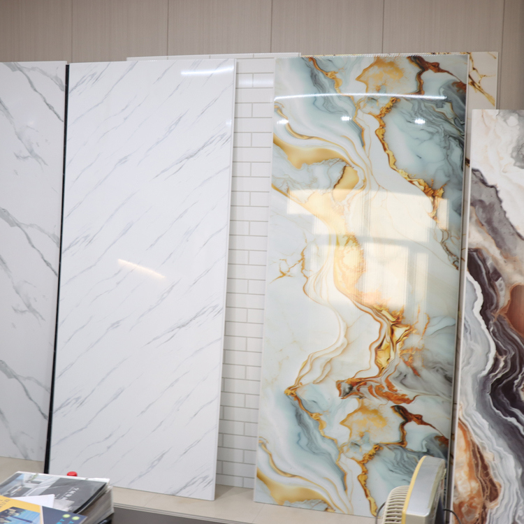 พื้นผิวที่มีเนื้อเยื่อ พีวีซี ห้องน้ํา แผ่นผนัง แอนติสลิป ทนต่อรอยขีดข่วน