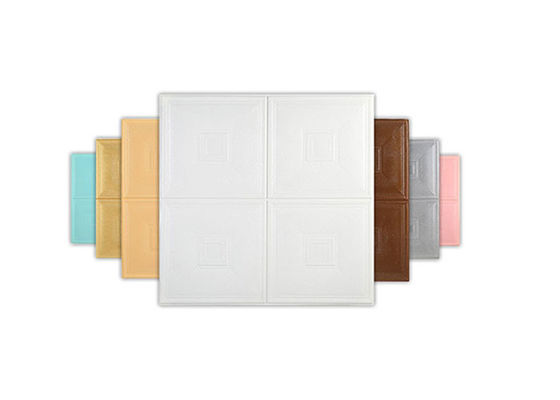 PE Foam Self Adhesive Wallpaper 3D Wallpaper 70x77 ตกแต่งผนังภายใน
