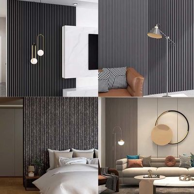 Waterproof Luxury Concrete ภายใน PS Polystyrene Wall Panel 120x12x2900
