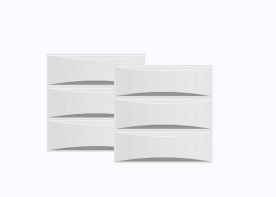 ของตกแต่งบ้าน Modern 3D Wall Panels PVC สำหรับตกแต่งภายในบ้าน