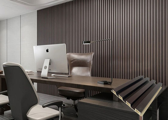 WPC Wall Panel แผ่นผนังไม้พลาสติกกลวงหรูหราสำหรับตกแต่งบ้าน