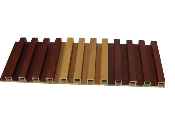 2.9m 160x24mm ภายใน WPC Wall Panel ไม้ทางเลือกสำหรับตกแต่งบ้าน