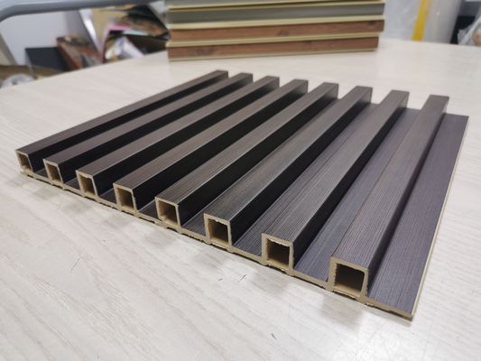 ลายไม้ PVC WPC Wall Panel แผ่นผนังร่อง WPC 3D Wall Panel