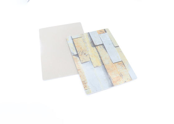แผ่นผนัง PVC PVC Marble UV ขนาด 1220x2440 มม. สูง 1220x2440 มม