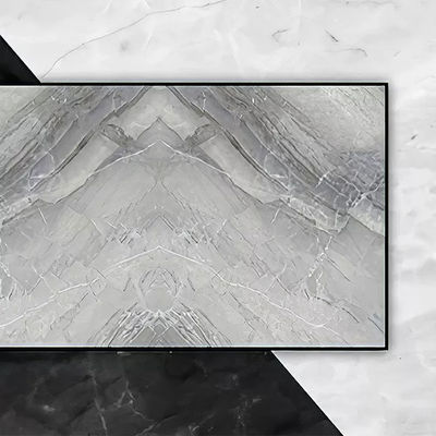 แผ่นผนัง PVC PVC Marble UV ขนาด 1220x2440 มม. สูง 1220x2440 มม