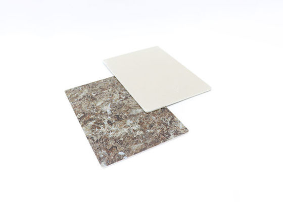 1220x2440mmx3mm PVC Marble Sheet 3D Printing UV Panel ตกแต่ง