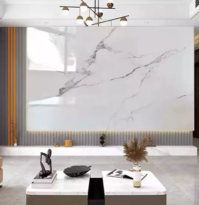 Marble Alternative ตกแต่งภายใน PVC UV Marble Sheet 1220x2800x3mm