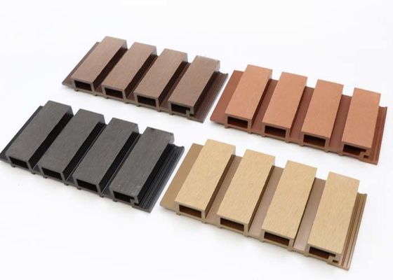 Co Extrusion ภายนอก WPC Wall Panel 219x26mm Outdoor Wall Panel