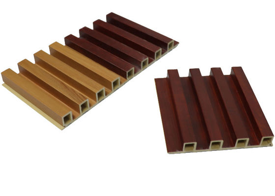 สไตล์ใหม่ติดตั้งง่ายตกแต่งภายในอาคาร WPC 3D Wall Cladding Wall Panel