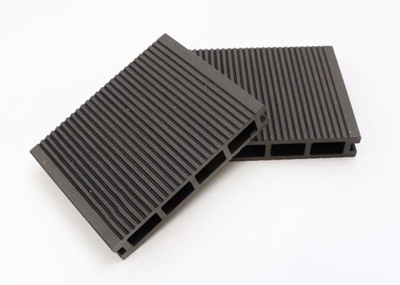 3D Embossed Composite Interlocking Tiles พื้นระเบียงกลางแจ้ง WPC