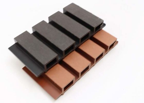 ไม้ลามิเนตภายนอก WPC Wall Panel ตกแต่งผนังภายนอกอาคาร