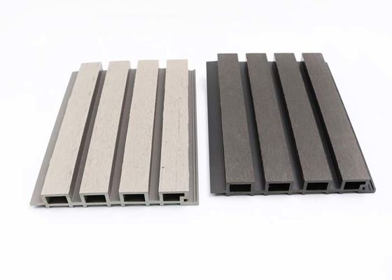 ไม้ลามิเนตภายนอก WPC Wall Panel ตกแต่งผนังภายนอกอาคาร