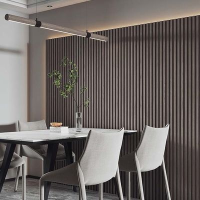 12 ซม. - ความกว้าง 20 ซม. ภายใน WPC Wall Panel แผงตกแต่งผนัง