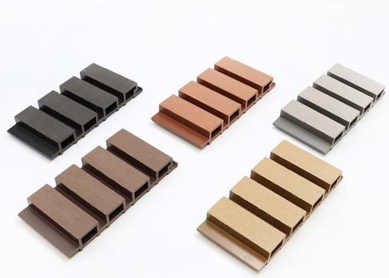 แผ่นผนัง 3D ภายนอก 140 มม. - ผนัง WPC ลายไม้ 160 มม