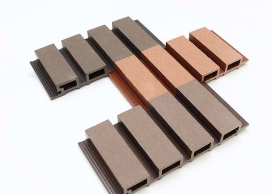 219x26mm แผงผนัง WPC ภายนอก 2900x216x26mm Co Extrusion WPC Wall Panel