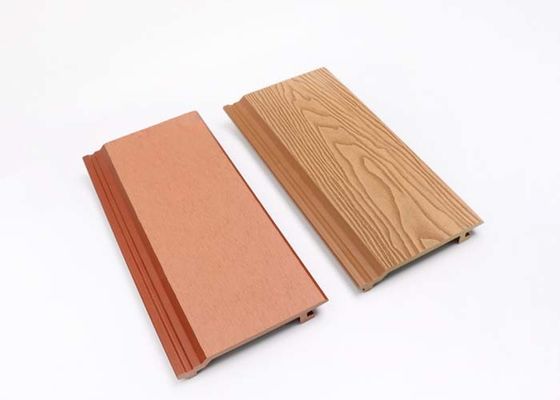 WPC Wood Plastic Composite Flooring Decking Deco Board สำหรับตกแต่งสวนกลางแจ้ง