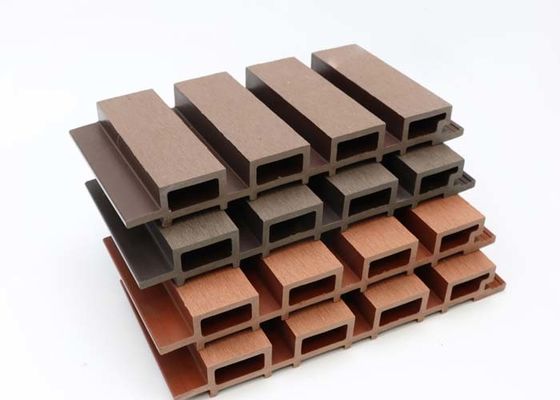 WPC Wood Plastic Composite Flooring Decking Deco Board สำหรับตกแต่งสวนกลางแจ้ง