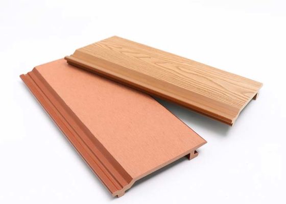 WPC Wood Plastic Composite Flooring Decking Deco Board สำหรับตกแต่งสวนกลางแจ้ง