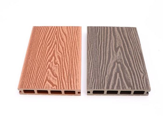 Hide Frame Flooring Garden WPC Decking 18mm ติดตั้งง่าย ดีไซน์ทันสมัย
