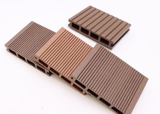 Hide Frame Flooring Garden WPC Decking 18mm ติดตั้งง่าย ดีไซน์ทันสมัย