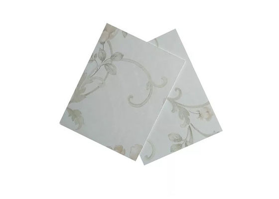 แผ่นหินอ่อนกันน้ำ Pvc แผ่นหินอ่อน Uv มันวาวสูงสำหรับผนังภายใน